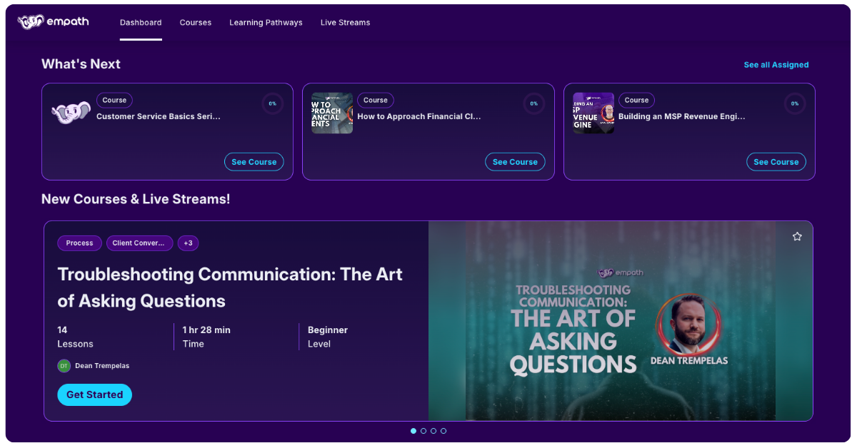 Sample image of the Empath platform