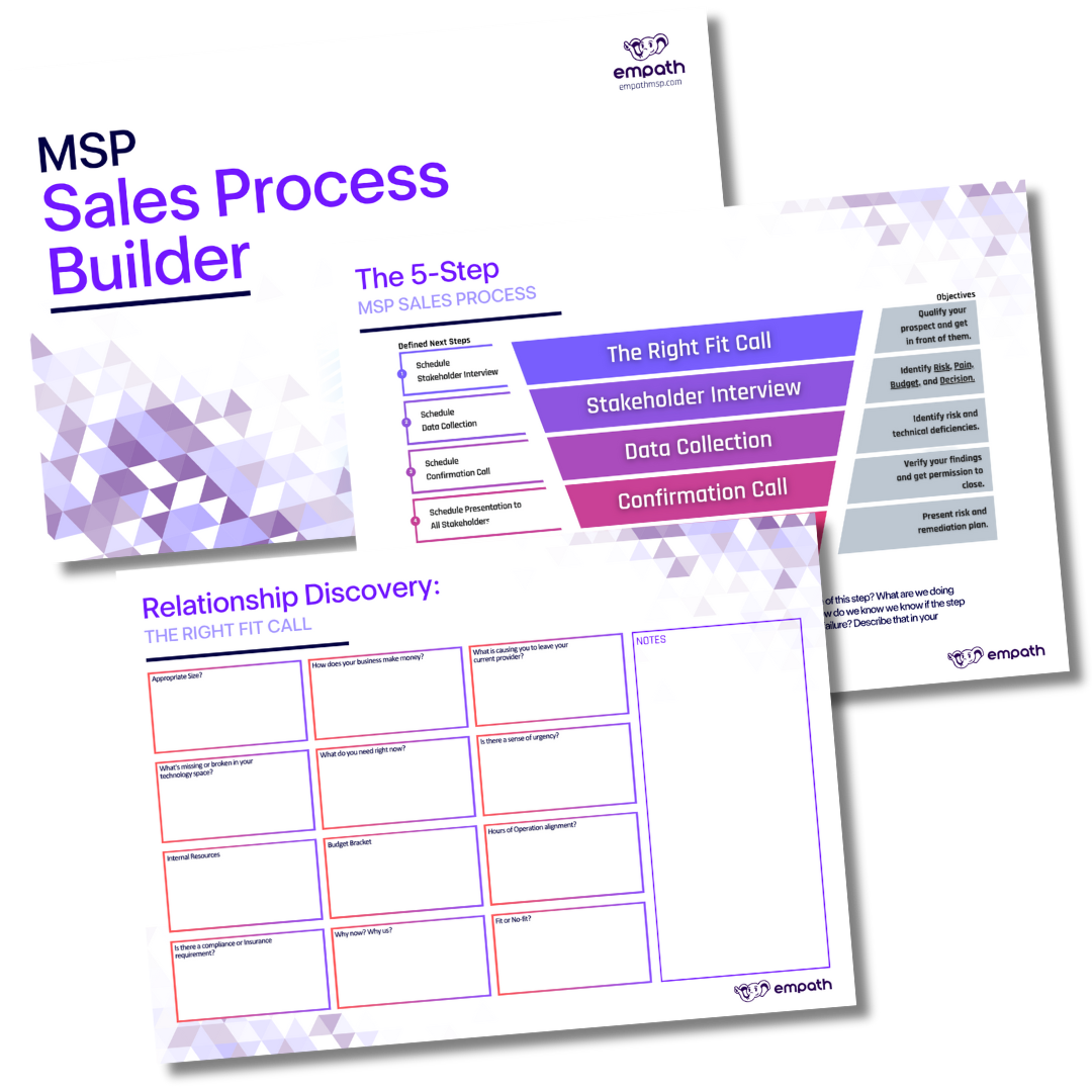 MSP Sales Process Builder Mock Up