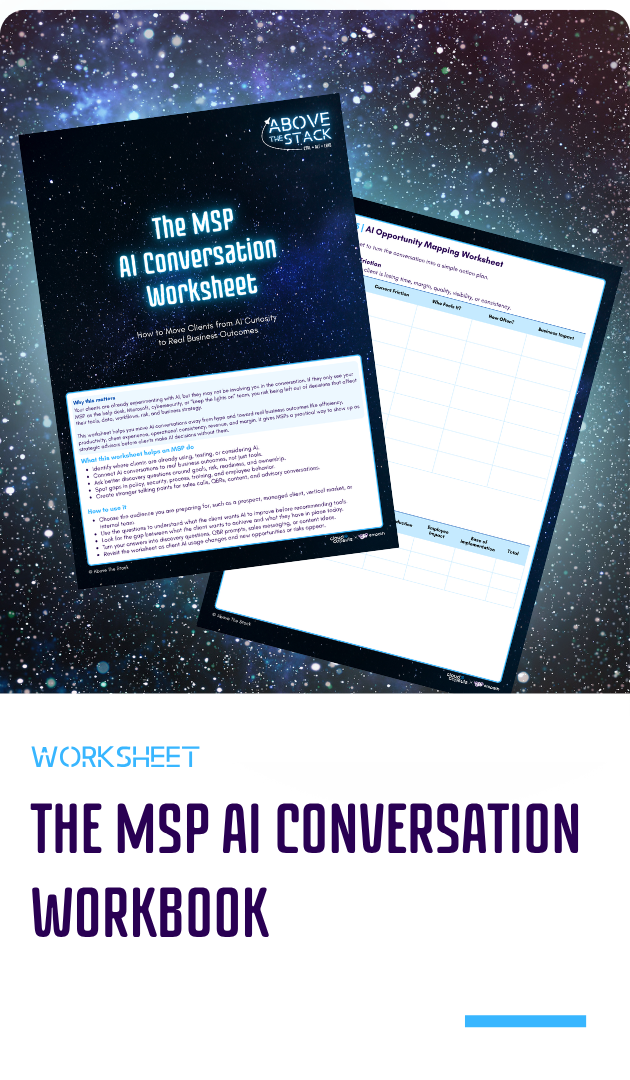 MSP AI Conversation card