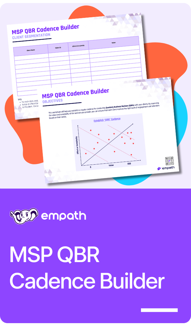 MSP QBR Cadence Builder