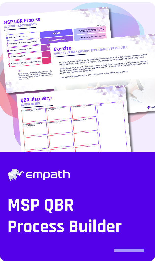 MSP QBR Process Builder